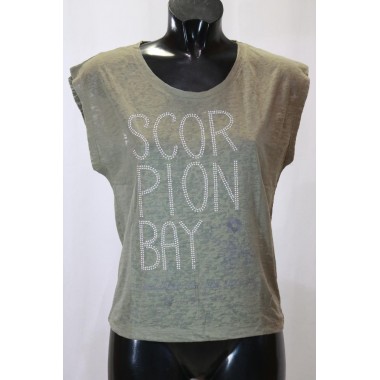 Scorpion Bay t-shirt donna manica corta con stampa